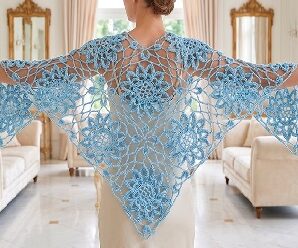 Como tejer hermosa capa de crochet