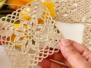 Delicado Cuadrado de Encaje a Crochet Paso a Paso