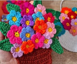 Lindas Flores a Crochet para Decorar tu Hogar
