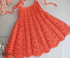como tejer vestido hermoso para niña