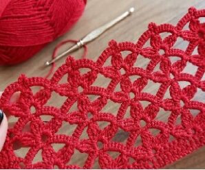 Como tejer un lindo punto calado crochet