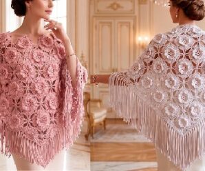 Como tejer una hermosa capa crochet