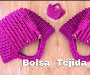 Como tejer un hermoso bolso crochet