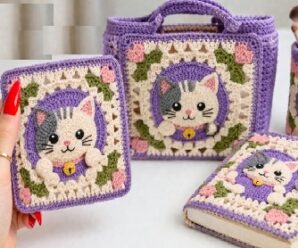 Como tejer hermoso cuadrito crochet