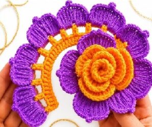 Aprende a tejer bella rosa crochet