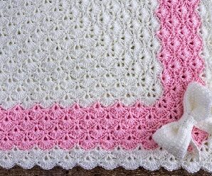 Aprende a tejer lindo manta para bebes