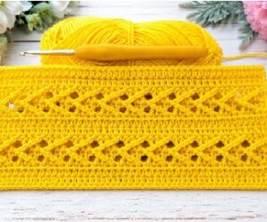 Aprende a tejer hermoso punto en crochet
