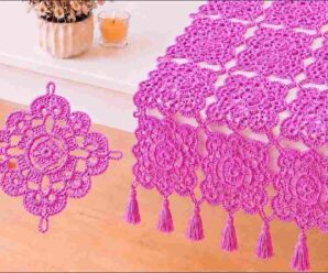 Aprende a tejer este lindo cuadrito crochet