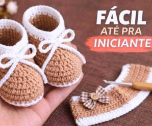 Aprende a tejer lindas botitas para bebes