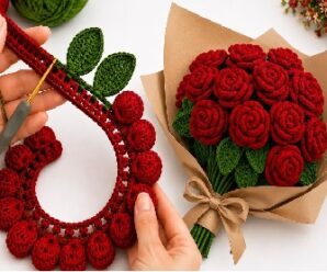 Te enseñare a tejer un lindo ramo de flores