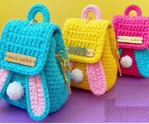 Tutorial para tejer mochilas a crochet
